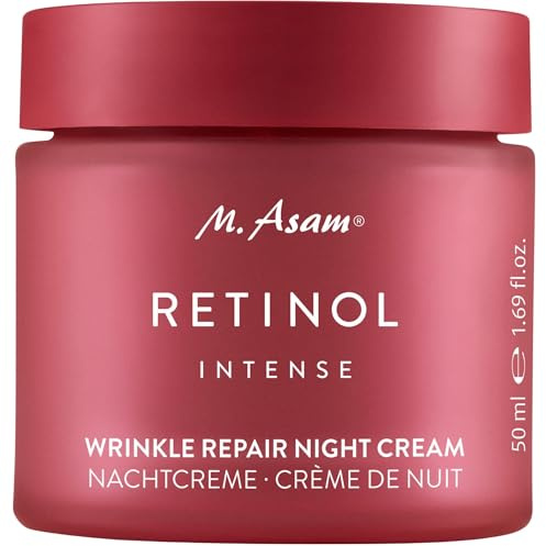 M. Asam Retinol Intense Wrinkle Repair Night Cream (50 ml) | Anti Aging Creme mit Retinol für intensive Nachtpflege, sichtbare Faltenreduktion und effektive Gesichtspflege Für Reife Haut