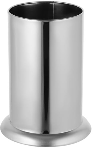Tofficu Organizador De Cubiertos De Acero Inoxidable, Plata, 16x12x12cm | Acero Inoxidable 304 Grande, Multiusos Para Pajitas, Tenedores, Palillos, Encimera Ordenada, Para Restaurantes Y Cafeterías
