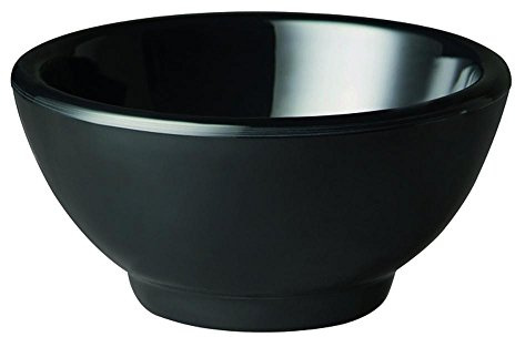 APS 83454 Schale PURE, Ø 13 cm, Höhe 6,5 cm, Melamin, schwarz