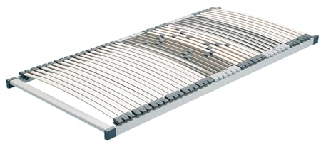 Hn8 Quattroplus Plan Lattenrost mit 42 Leiste Mehrschicht-Federholzleisten aus Buche und Birke - Grösse 120x200