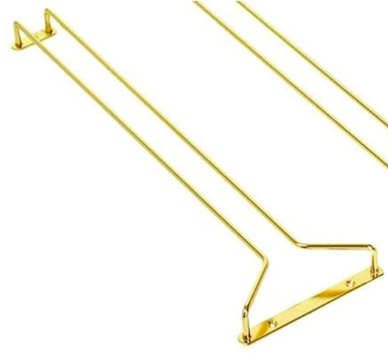 GLÄSERHALTER - Gläserschiene messing 615x115mm