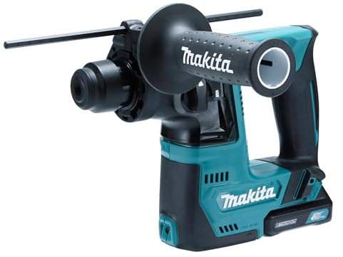 Makita HR140DWMJ 12V Max Li-ion CXT 14mm Rotary Hammer Complete with 2 x 4.0 Ah Batteries and Charger Supplied in a Makpac Case