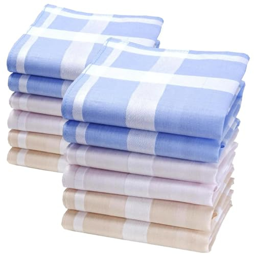 Diskreta Enfärgade Damnäsdukar - Liten Storlek 28cm x 28cm - 100% Bomull - Modell Suzon