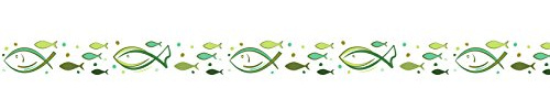 Ursus 590500194 - Masking Tape Green Spirit, ca. 15 mm x 10 m, Klebeband aus Reispapier, einseitig bedruckt, Lösungsmittel- und säurefrei, ideal für Kartengestaltung und Scrapbooking