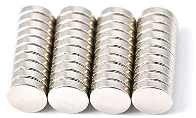 Magnetpro 40 Stück Scheibe Magnete 10 x 3 mm 2.3 KG Kraft, Magnete für Magnettafel, Whiteboard, Tafel, Pinnwand, Kühlschrank