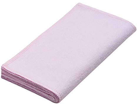 Windelmanufaktur Öko Feuchttücher aus Stoff, waschbare, wiederverwendbare Reinigungstücher aus Baumwolle - Made in Germany (Flieder)