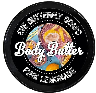 Shea Body Butter Pink Lemonade | Duft nach zuckriger Grapefruit, mit Sheabutter & Kakaobutter, 125 g