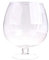 INNA-Glas XXL Stielglas Liam, klar, 38cm, Ø23cm/Ø31cm - Glasvase/Großes Cognac Glas