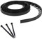 Bordure de Jardin Flexible Noire - 5 cm x 10 mètres avec 20 piquets d'ancrage