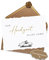 Joli Coon Hochzeitskarte Handgerissen - Zur Hochzeit alles Liebe - A6 mit Naturkuvert und Wachssiegel
