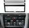OYDDL Kohlefaser Auto Klimaanlage CD Panel Schutz Rahmen Trim Aufkleber Innen kompatibel mit Audi A6 4F C6 2005 2006 2007 2008 2009 2010 2011