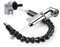 3Pcs Right Angle Drill Flexible Shaft Set, 105° Right Angle Drill Attachment and Flexible Angle Extension Bit Kit