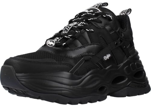 Buffalo Vegan nappa mesh sneakers for women Triplet Hollow