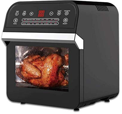 Air Fryer, 16-in-1 Countertop Oven Toaster Rotisserie Dehydrator with LED Digital Touchscreen, BPA Free, Accessories Included, 12L 1600W,Standard Set