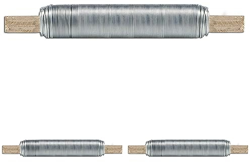 Windhager Gartendraht, Blumendraht, Bindedraht, Pflanzendraht, Basteldraht, Wickeldraht rostfrei, verzinkt, 50 m x 0,65 mm, 36223 (Packung mit 3)