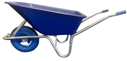 Wheelbarrow 110Lwith Puncture Proof Wheel and great colours (Blue)