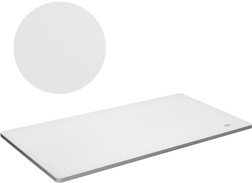 VEVOR Tischplatte 25mm Spanplatte 1397x711mm Holzplatte P2-Material melaminharzbeschichtet Spanholzplatte abgerundete Ecke Schreibtischplatte Ideal für Werkbank Reparaturwerkbank Bürotisch Esstisch