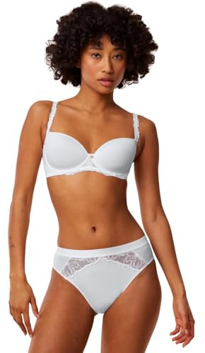 Triumph Damen Wild Azalea Florale WHP Bra, Weiss, 90F