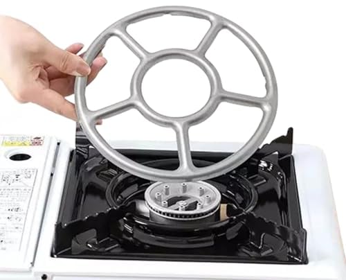 Gasherd Brenner Ständer,Gasherd Gas Ring Wok Ring,Gasherd Aufsatz Ring,Reduzierer Gas Kreuz Topfträger für Espressokocher Kaffeekocher Gaskochfelder Backofen Küche