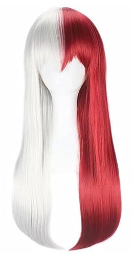 My Hero Academias Todoroki Shoto Anime-Partykostüm, synthetische Cosplay-Perücke