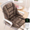 Stuhlkissen, Verbesserte Polstersitzkissen, Bürostuhl Kissen mit Rückenlehne, Ergonomisches Sitzkissen (Brown)