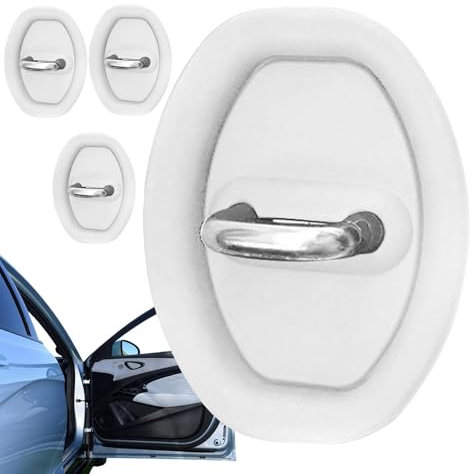 Car Door Lock Cover Protector, Car Door Lock Protective Cover, Pack of 4 Car Silicone Door Cover, Car Accessories, Car Door Lock Protection, Car Door Lock Cushion for Vehicle SUV Pickup