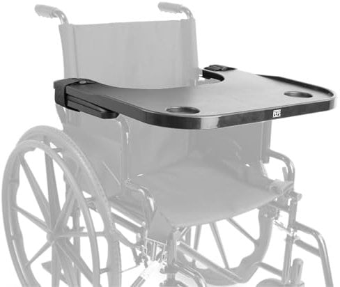 PEPE Mobility - Wheelchair Tray with Cup Holder, Removable Easy-to-Fit Table for Adults