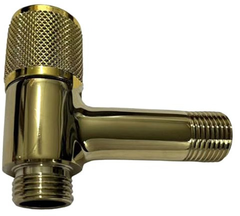 KiBcsLic mit Zapfhahn, Auslaufsicherer Wasserspenderhahn, für Waschmaschine, Gold