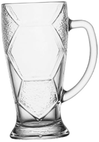 HOLIDYOYO Vatertagsgeschenk Für Papa Bier Bier Bierglas Mit Henkel Exquisiter Bierkrug Für Fußballveranstaltungen Und Partys Robustes Design Für Bierliebhaber Ideal Als Vatertagsgeschenk