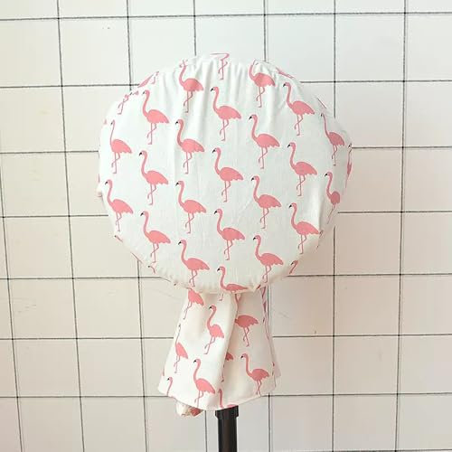 ONECHANCE 18-20 inch Fan Dust Cover Standing Fan Cover Heavy Duty Fabric Washable Fan Cover Dustproof Protective Cover for Pedestal Stand Fan Floor Fan Color Flamingo Pink