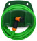 TECHZOCO Soporte para Manguera jardín plástico, Colgador de Manguera de jardín, Porta mangueras para Pared, Organizador Manguera jardín, 25 cm Ancho X 15 cm Alto X 15 cm Fondo, Universal, Verde