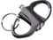 Metal Keychain Lighter Match, Mini Key Chain Lighter, Refillable Waterproof Lighters Holder Key Chain for Camping, Hiking, Emergency (Black)