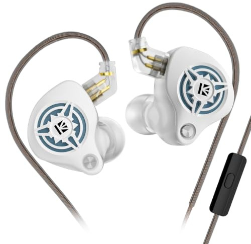 Yinyoo KBEAR BK1 Auriculares para Videojuegos con micrófono,10 mm Dynamic Driver Gaming,Auriculares para Jugadores FPS,Cable OFC 5N, Conector Jack de 3,5 mm,Compatible con PC,Xbox,Switch