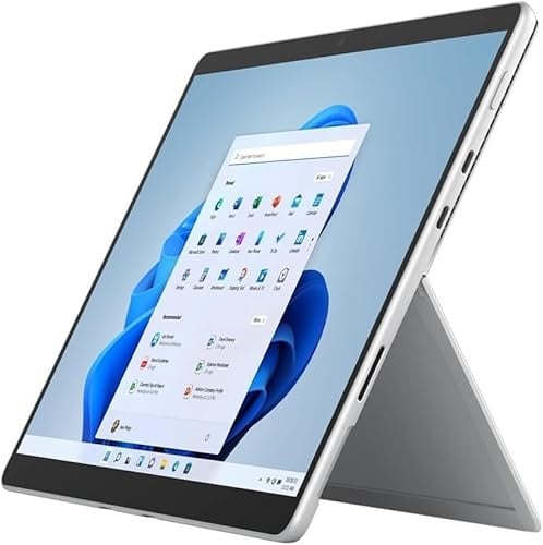 Microsoft Surface Pro 8 13 - 256GB SSD - Intel Core i5-1145G7 fino a 4,4GHz 8MB Cache - 16GB RAM - Windows 11 Pro - LTE/4G - Platino 2021 (Ricondizionato)