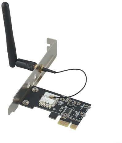 Scheda di avvio remoto Wi-Fi PCIE per PC, Smart Home Boot Controller con controllo app, compatibile con Alexa e Google Home, scheda di accensione WiFi da 2,4 GHz per torre desktop, nero