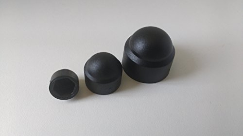 25 Stück Sechskant Schutzkappe M16 - Schlüsselweite 24mm, Farbe schwarz - Abdeckkappe