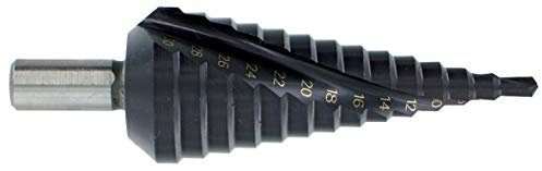 Tivoly 11448720430 Foret Hsse5 Tialn Conique Étagé Goujures Hélicoïdales, Queue 8mm, Ø4-30mm
