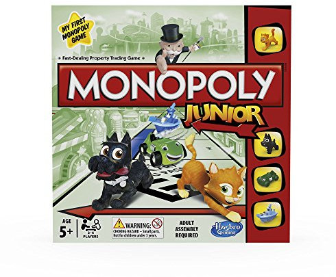 MONOPOLY Hasbro Gaming Junior Game 1 - Pack,Multi-Colored,H1216984