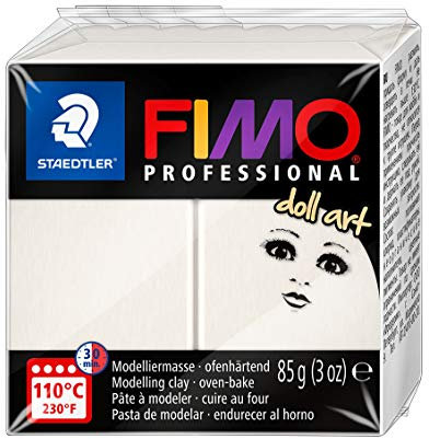STAEDTLER 8027-03 - Fimo Professional Doll Art Normalblock, 85 g, porzellan