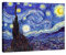 Wieco Art Sternennacht Leinwanddruck von Van Gogh Ölgemälde Reproduktion Moderne Leinwanddruck Kunstwerk abstrakte Landschaft Bilder gedruckt auf Leinwand Wandkunst für Home Office Dekorationen