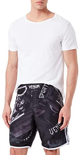 Venum Gladiator 3.0 Pantalones Cortos de Entrenamiento, Hombre, Negro, XL