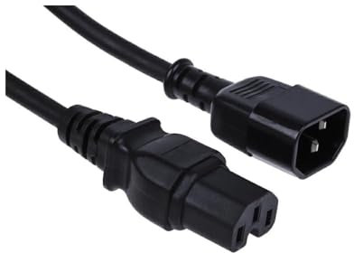 Mach Power cv-pc-iecmf-m18 Kabel Netzteil Triple, IEC M/F, 1.8 m