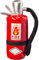 NET TOYS Lustige Handtasche Feuerlöscher | Rot-Schwarz | Ausgefallenes Party-Accessoires für Feuerwehr-Mann & -Frau | Nützlich für Kostümfest & Fasching