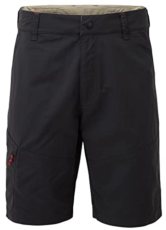 Gill Mens UV Tec Segeln Bootfahren Wassersport Shorts Graphite - UV-Sonnenschutz und SPF-Eigenschaften