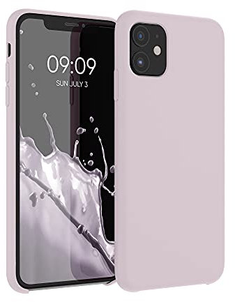 kwmobile Case Compatible with Apple iPhone 11 Case - TPU Silicone Phone Cover with Soft Finish - Dusty Pink