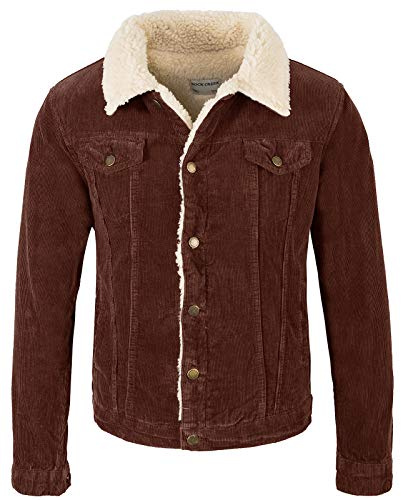 Rock Creek Herren Cordjacke Winterjacke Teddyfutter H-211