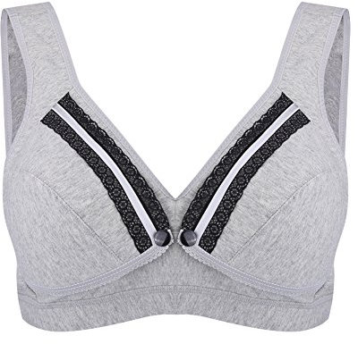 Hztyyier Soutien-Gorge de maternité pour Femmes Allaitement Soutien-Gorge d'allaitement Empêcher l'affaissement sous-vêtements pour Femmes Enceintes(80-Gris) Hats and Children's Accessories