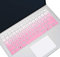 Keyboard Cover for Surface Laptop 3 13.5 Inch and 15 Inch, Microsoft Surface Laptop 3 Keyboard Skin Protector Accessories, Gradual Pink