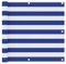 vidaXL Balkon Sichtschutz Bespannung Terrasse Windschutz Sonnenschutz Balkonbespannung Balkonverkleidung Weiß Blau 90x300cm Oxford-Gewebe