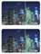 Mnsruu Imanes decorativos para nevera, diseño de la Estatua de la Libertad de Nueva York, 2 piezas, para nevera, pizarra blanca, cocina, oficina